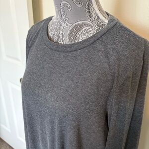 Gray Women's Twist Front Top